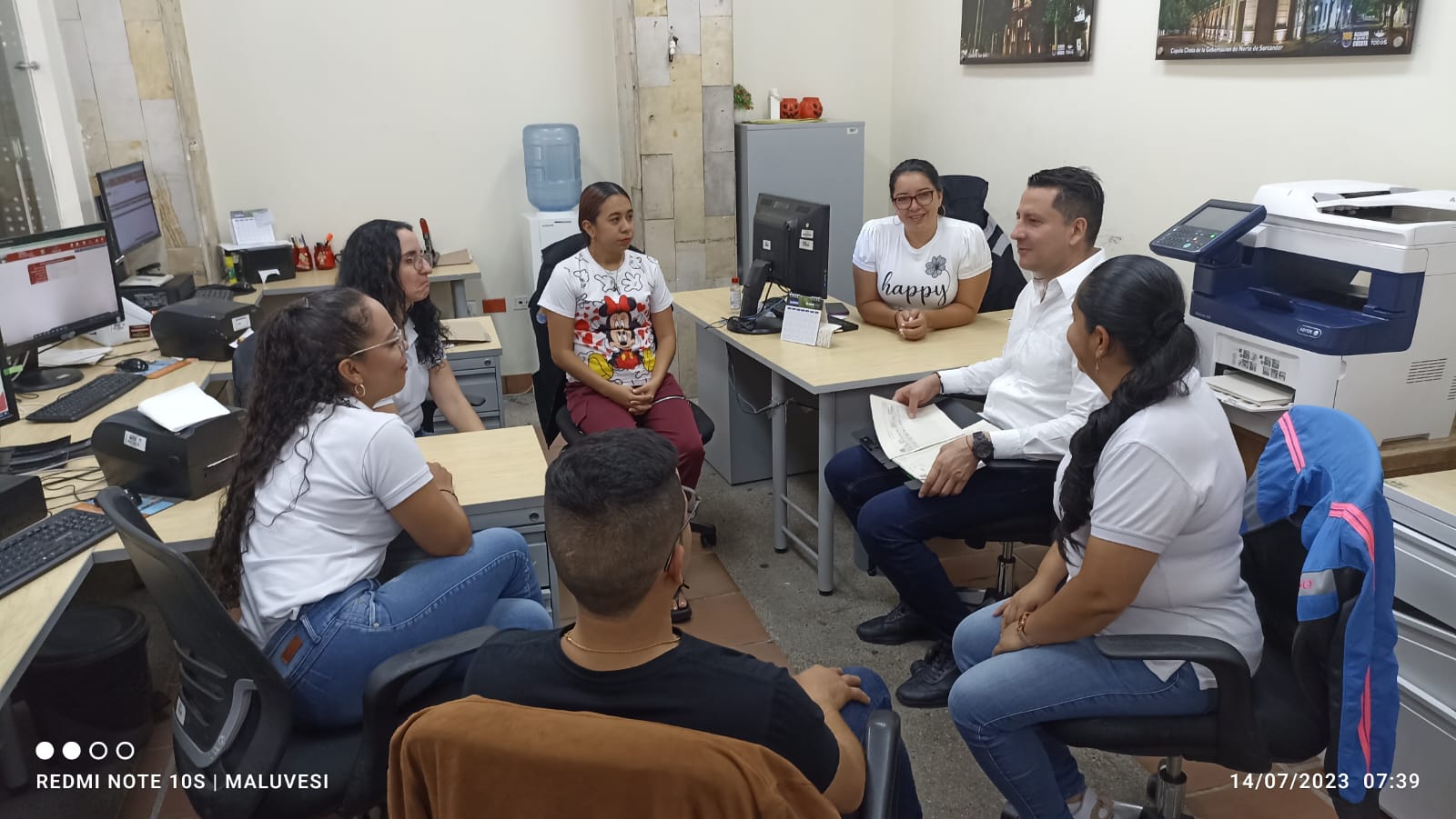 conversatorio mensual tema Administración de Archivos